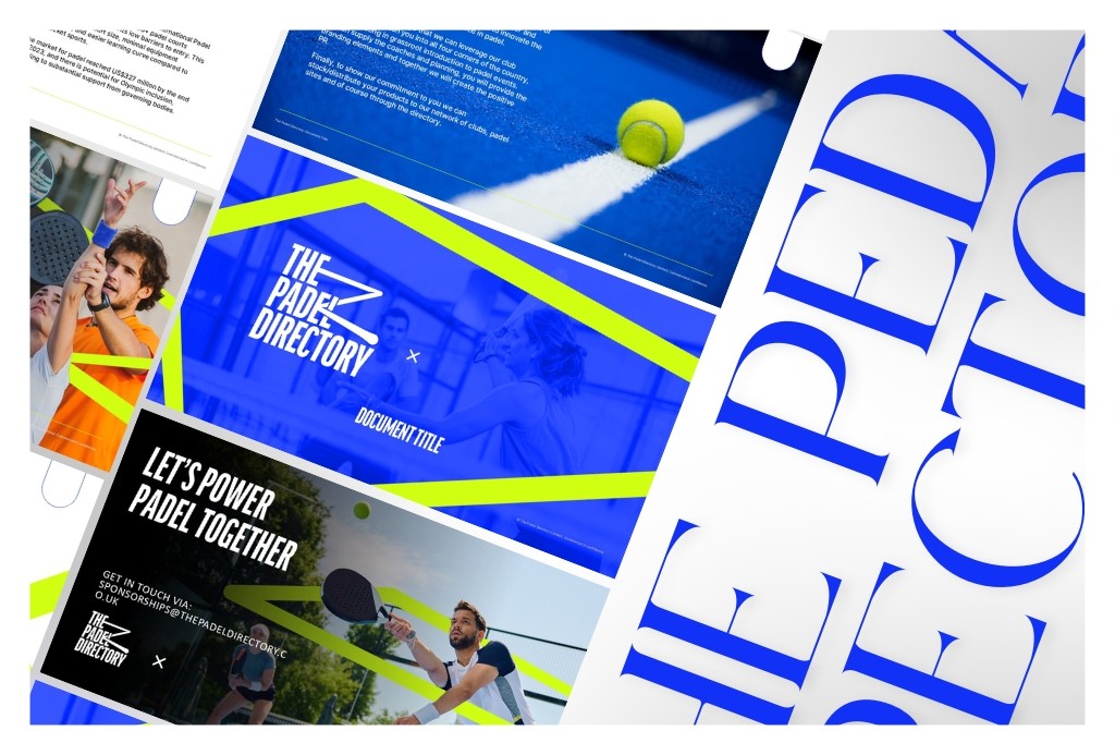 Padel venture pitch deck by LoomFactor